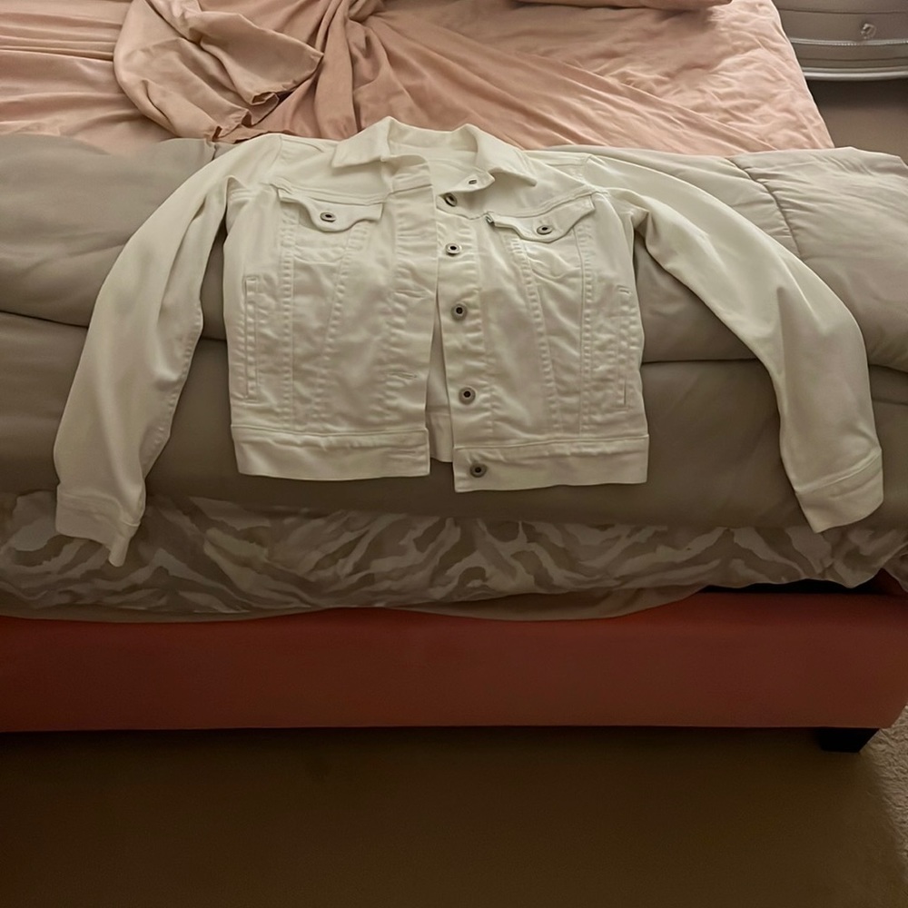 Levi’s White Denim Jacket